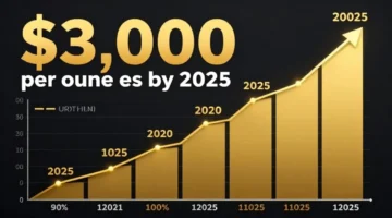 توقعات وصول أسعار الذهب إلى 3000 دولار للأوقية بحلول عام 2025